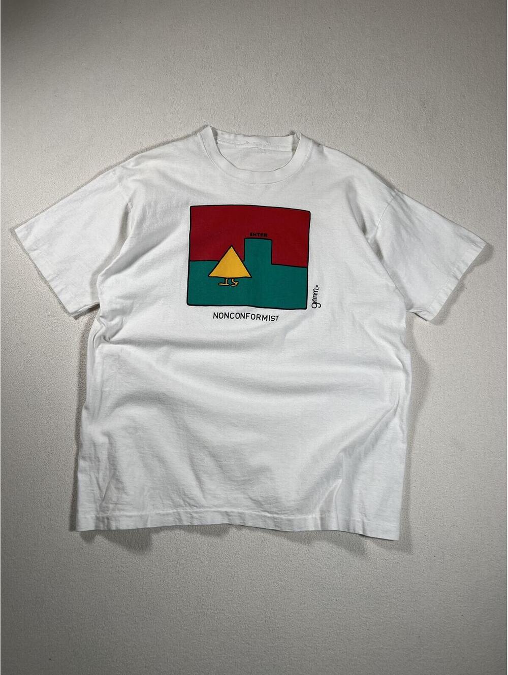 Vintage 90s Grimm Cartoon Non Conformist Cartoon Tee
